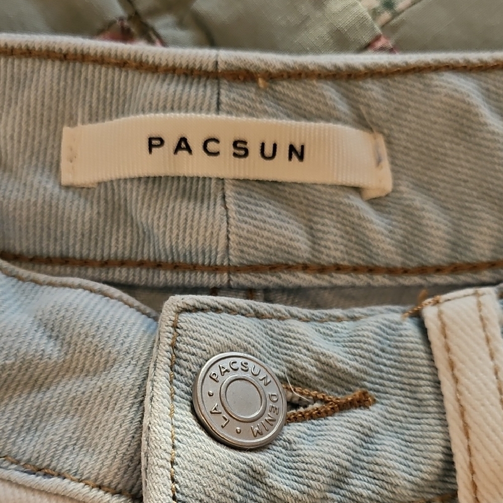 PacSun Color Blocked Mom Shorts- Size 25 - Picture 6 of 9